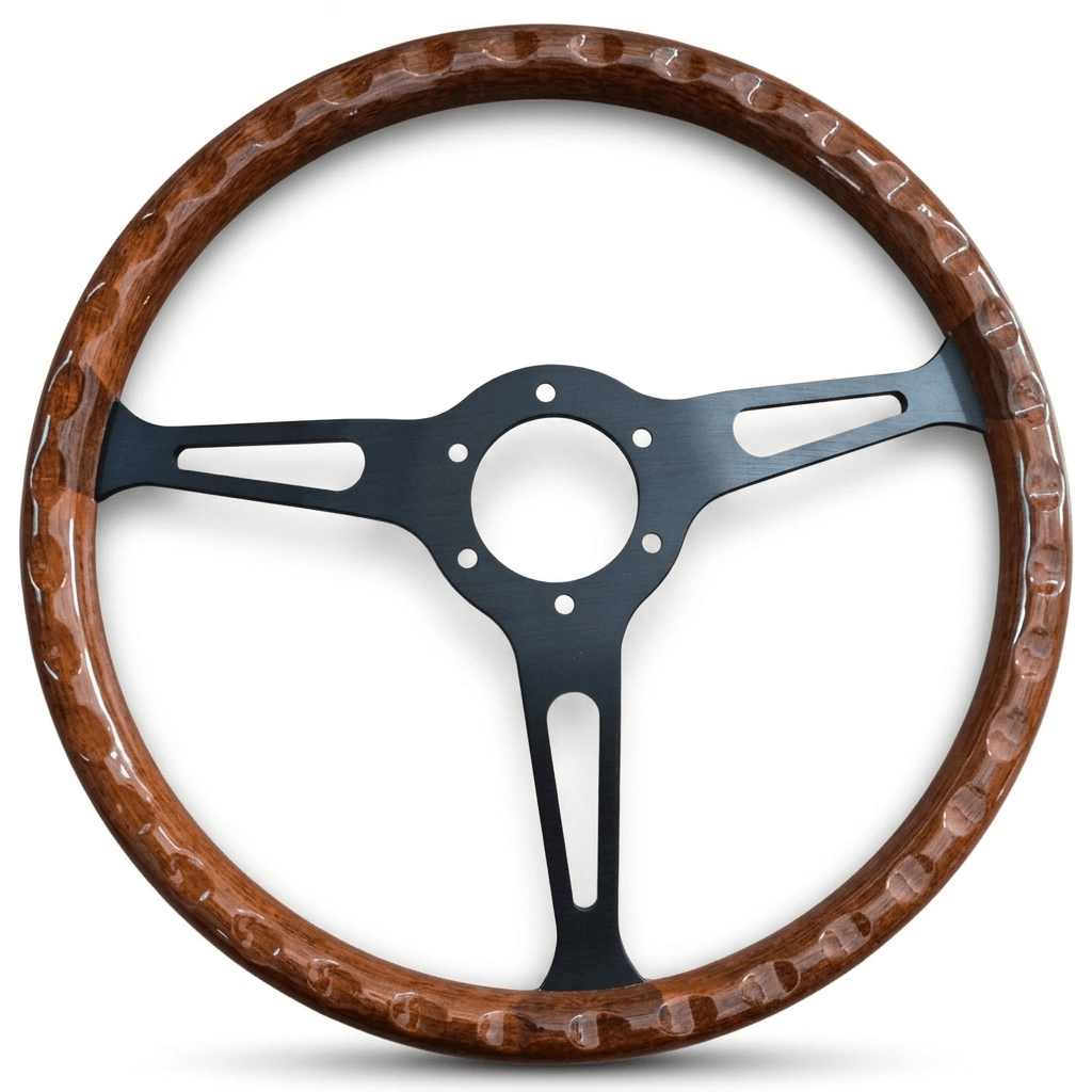 15" Wood Steering Wheel For Mercedes - Benz - Punk Wheels