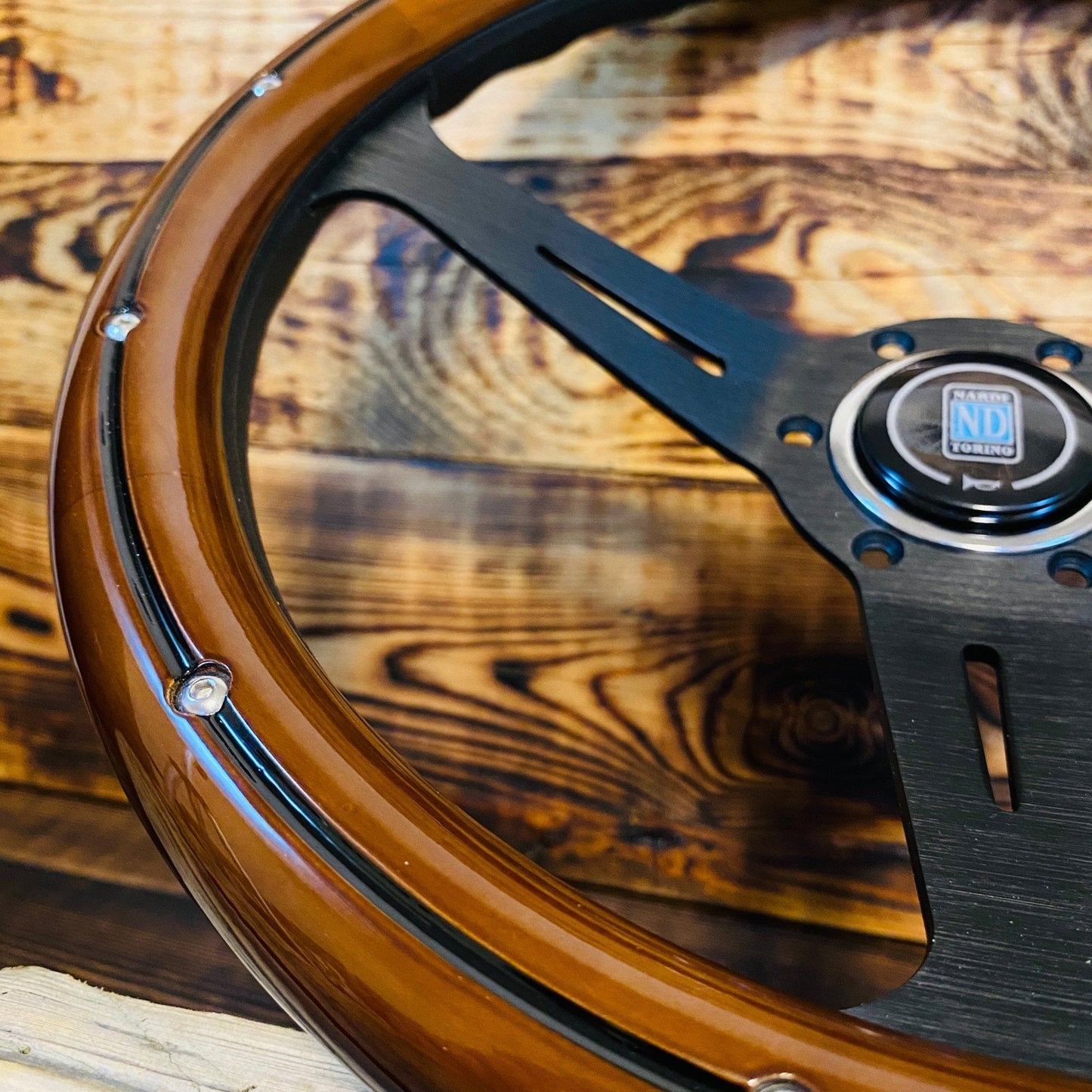 14" Wood Nardi Steering Wheel - Punk Wheels