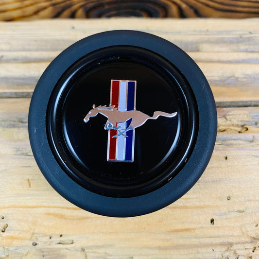 Ford Mustang Horn Buttons with Classic Horse Emblem - Punk Wheels