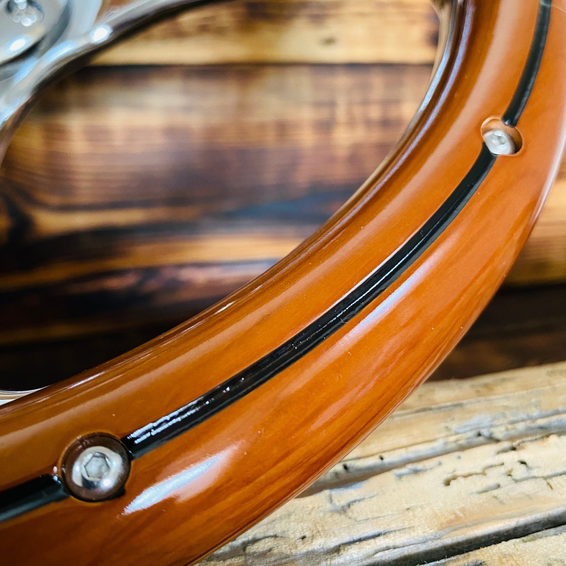 14" Classic Wood Steering Wheel For Classic VW - Punk Wheels