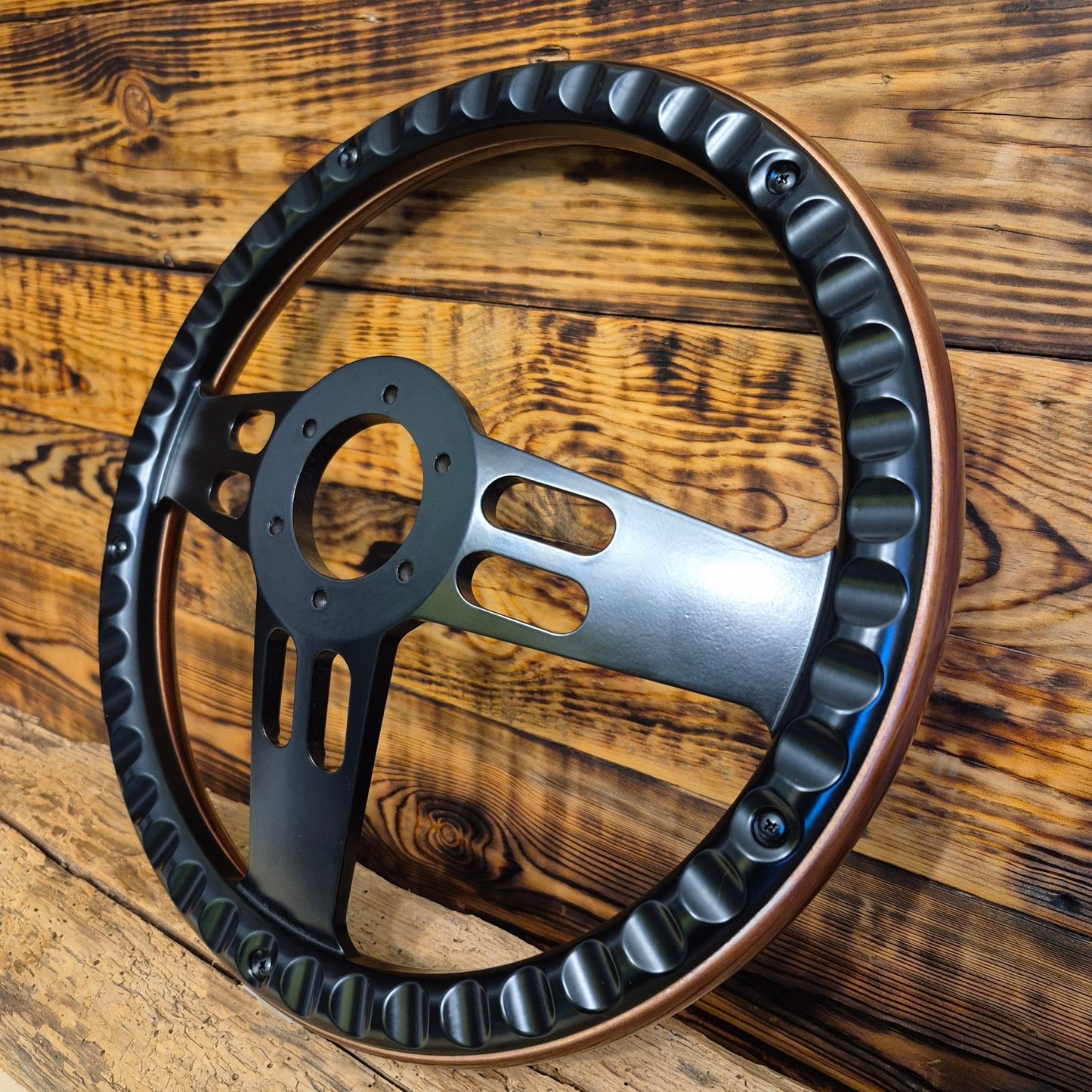 14" Classic Wood Steering Wheel For Toyota - Punk Wheels