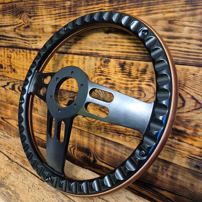 14" Classic Wood Steering Wheel For Toyota - Punk Wheels