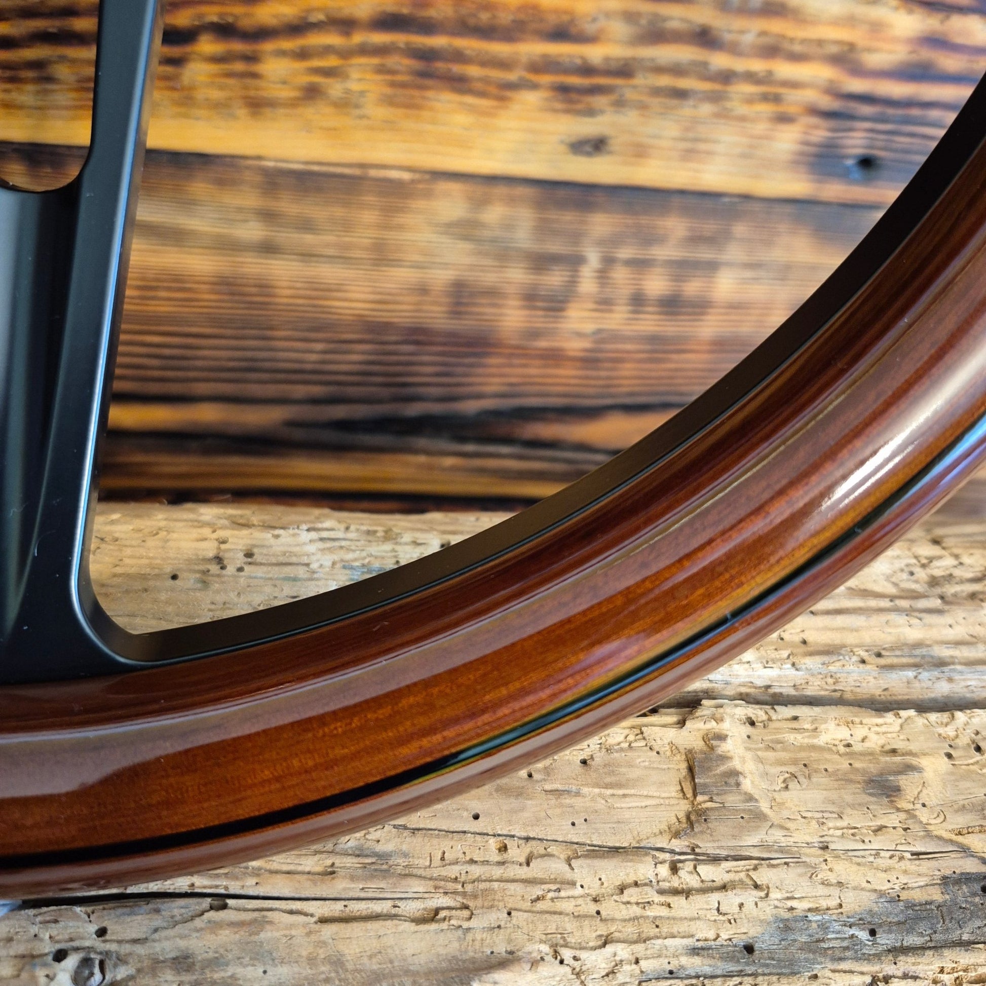 14" Classic Wood Steering Wheel For Toyota - Punk Wheels