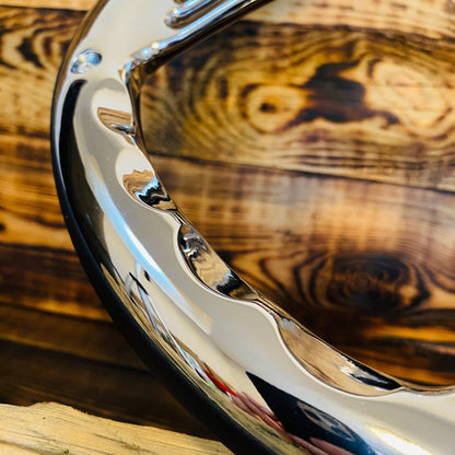 14" Leather Steering Wheel For Ford - Punk Wheels