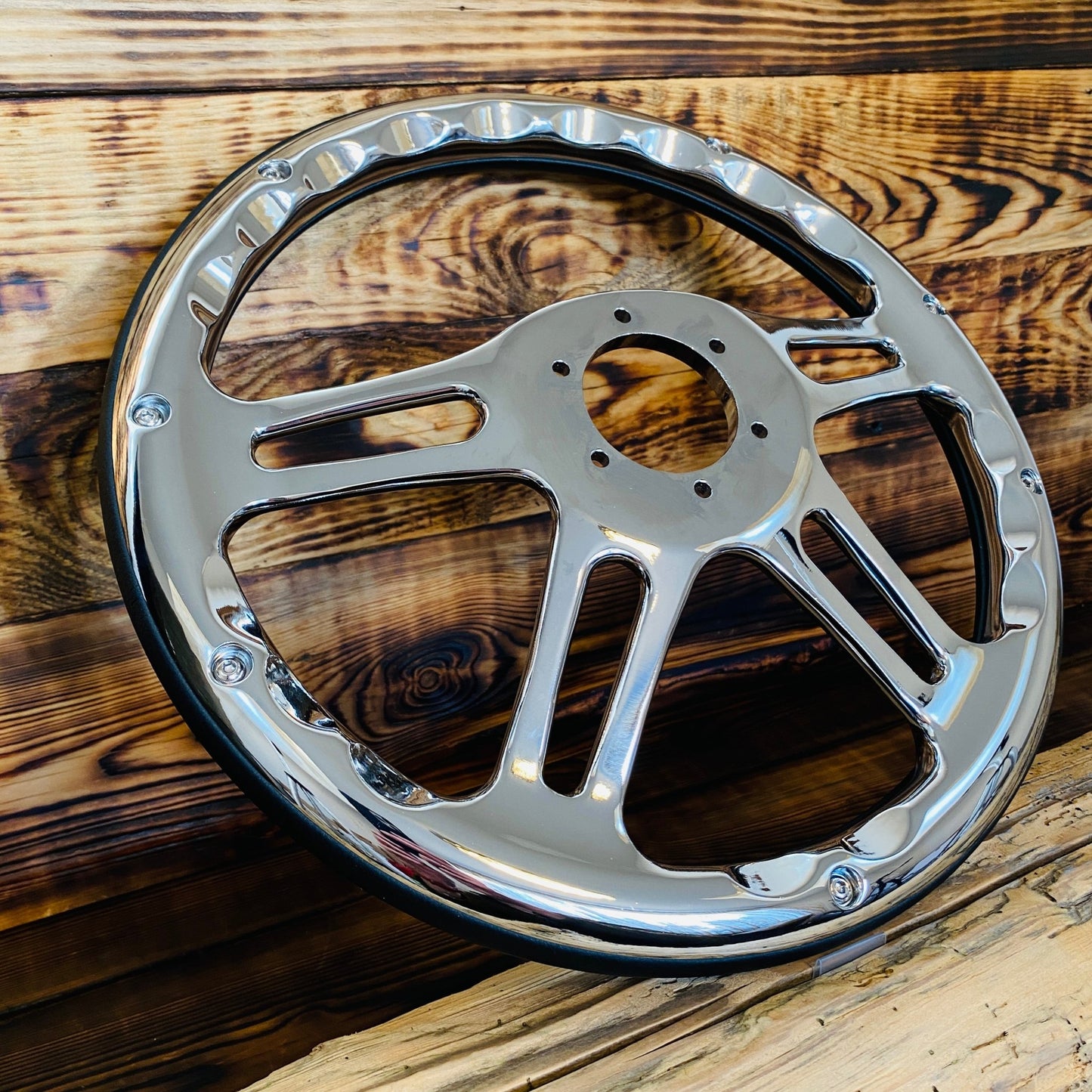 14" Leather Steering Wheel For Mercedes - Benz - Punk Wheels