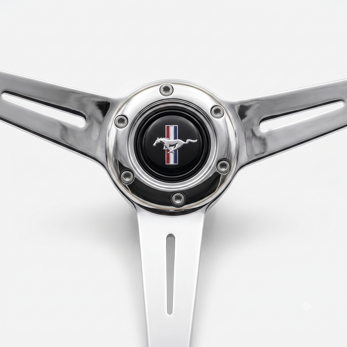 14" Leather Custom Steering Wheel for Ford Mustang