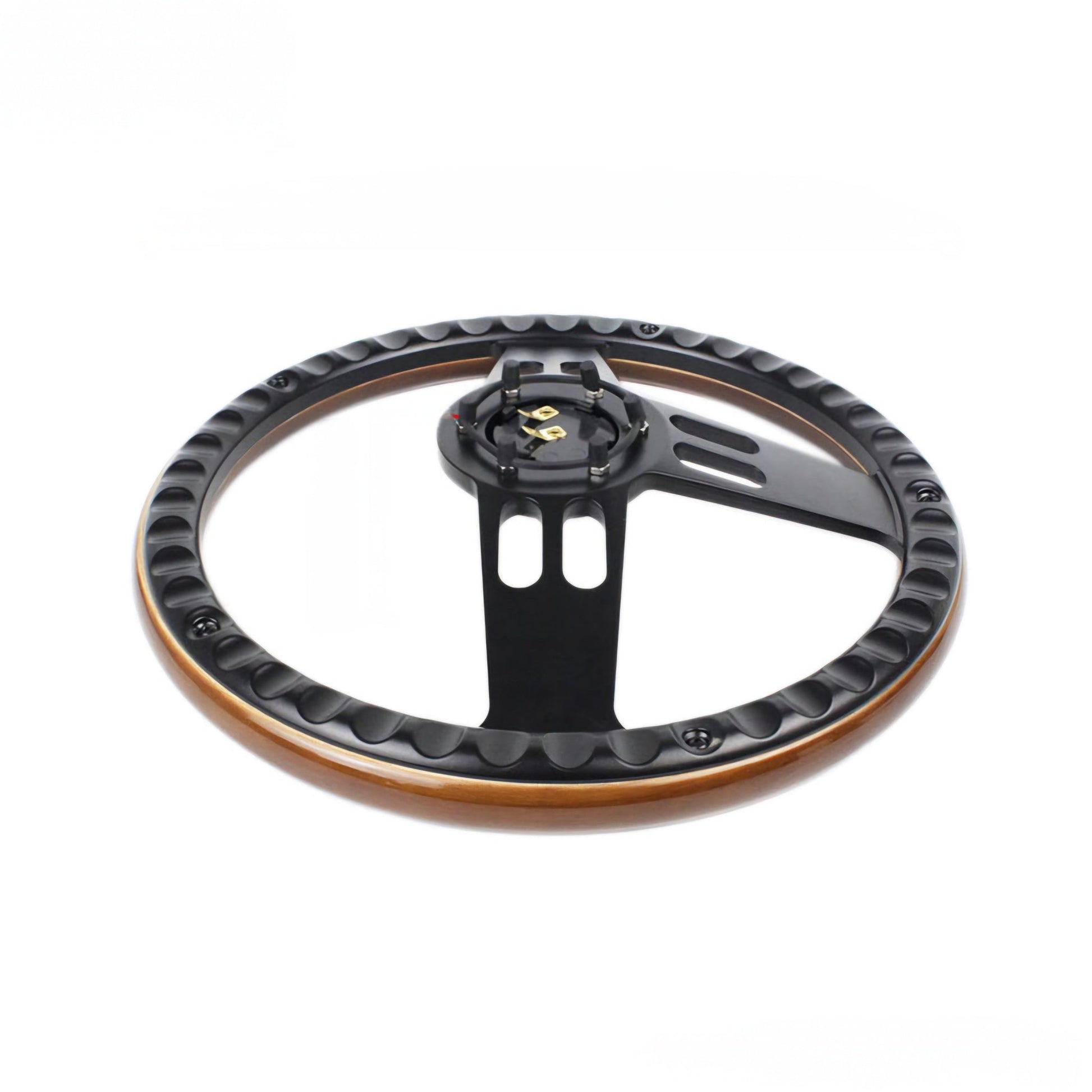 14" Wood Steering Wheel - Punk Wheels