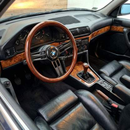 14" Wood Steering Wheel For Classic BMW - Punk Wheels
