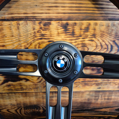 14" Wood Steering Wheel For Classic BMW - Punk Wheels