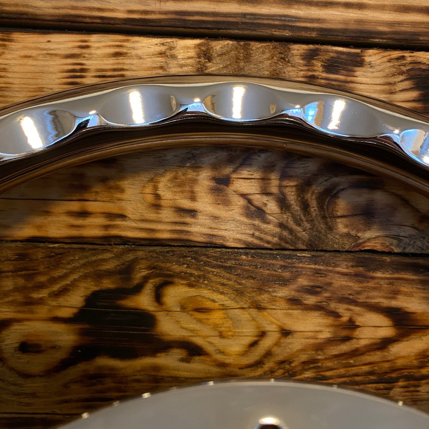 14" Wood Steering Wheel for Ford Classic Style - Punk Wheels