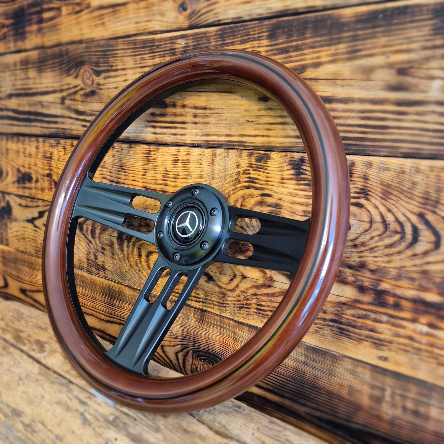 14" Wood Steering Wheel For Mercedes - Benz - Punk Wheels