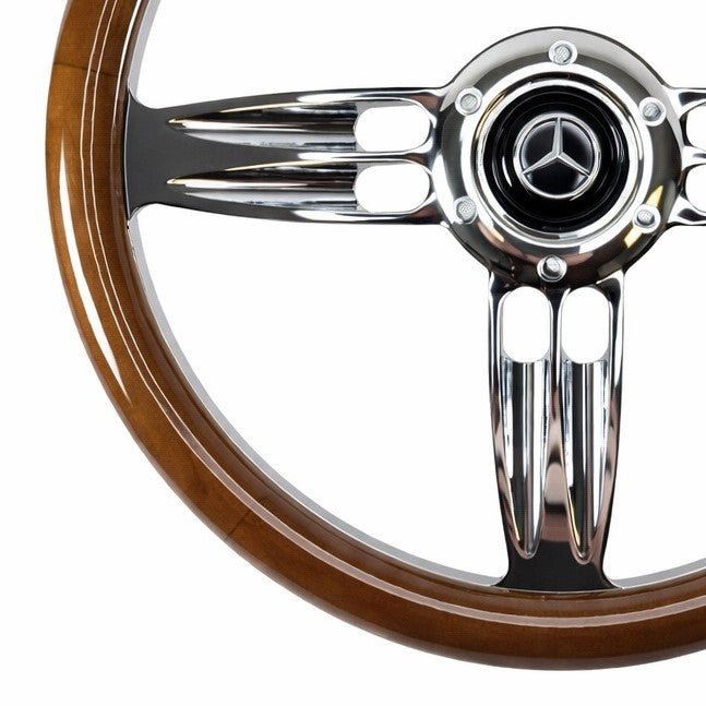 14" Wood Steering Wheel For Mercedes - Benz - Punk Wheels