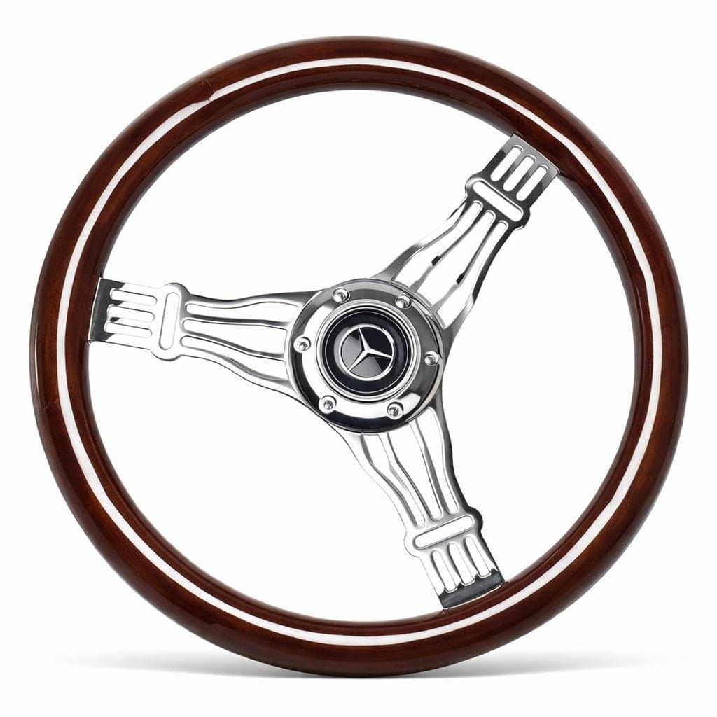 14" Wood Steering Wheel For Mercedes - Benz - Punk Wheels