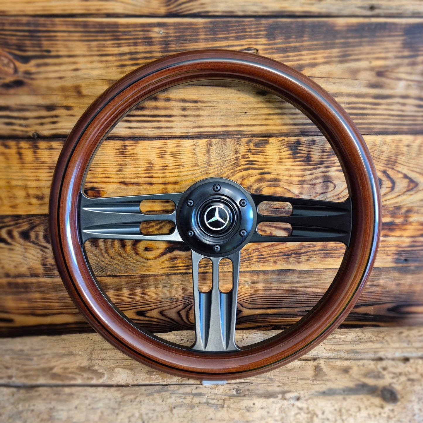 14" Wood Steering Wheel For Mercedes - Benz - Punk Wheels