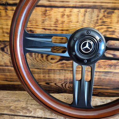 14" Wood Steering Wheel For Mercedes - Benz - Punk Wheels