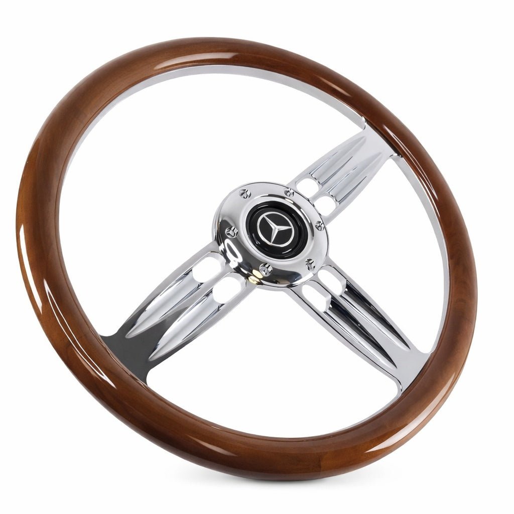 14" Wood Steering Wheel For Mercedes - Benz - Punk Wheels