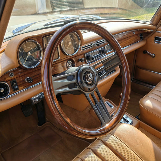 14" Wood Steering Wheel For Mercedes - Benz - Punk Wheels