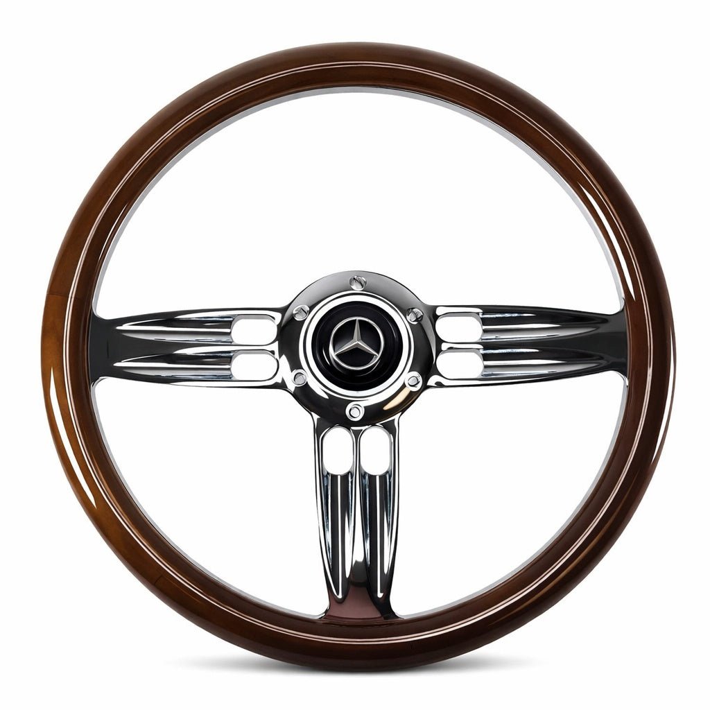 14" Wood Steering Wheel For Mercedes - Benz - Punk Wheels