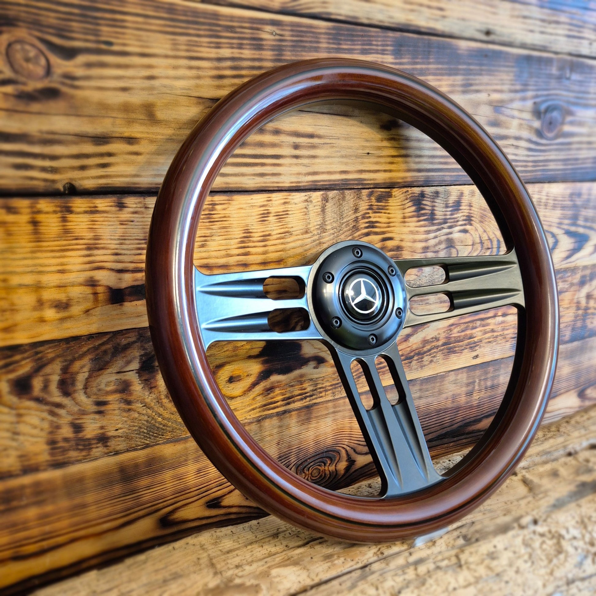 14" Wood Steering Wheel For Mercedes - Benz - Punk Wheels