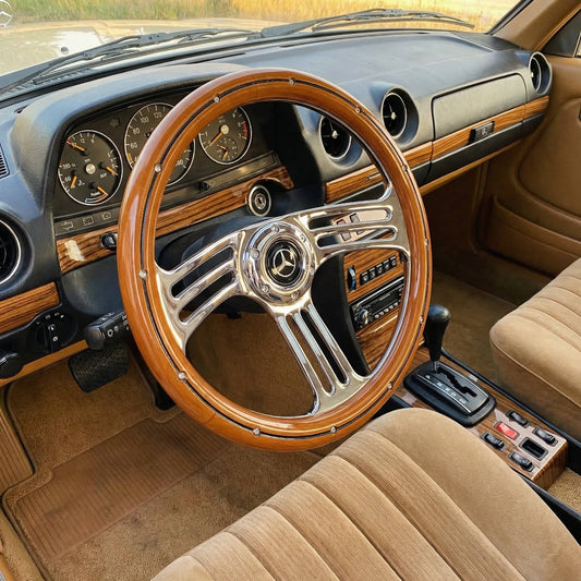 14" Wood Steering Wheel For Mercedes - Benz - Punk Wheels