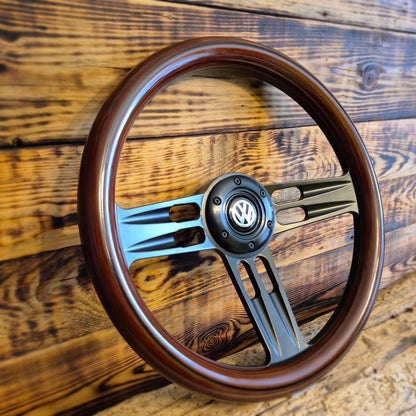 14" Wooden Steering Wheel for VW Classic - Punk Wheels