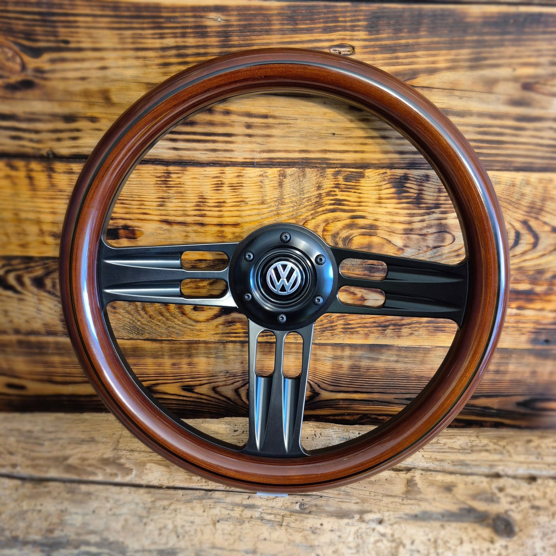 14" Wooden Steering Wheel for VW Classic - Punk Wheels