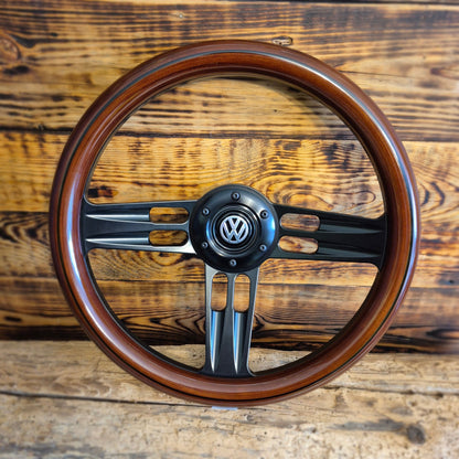 14" Wooden Steering Wheel for VW Classic - Punk Wheels