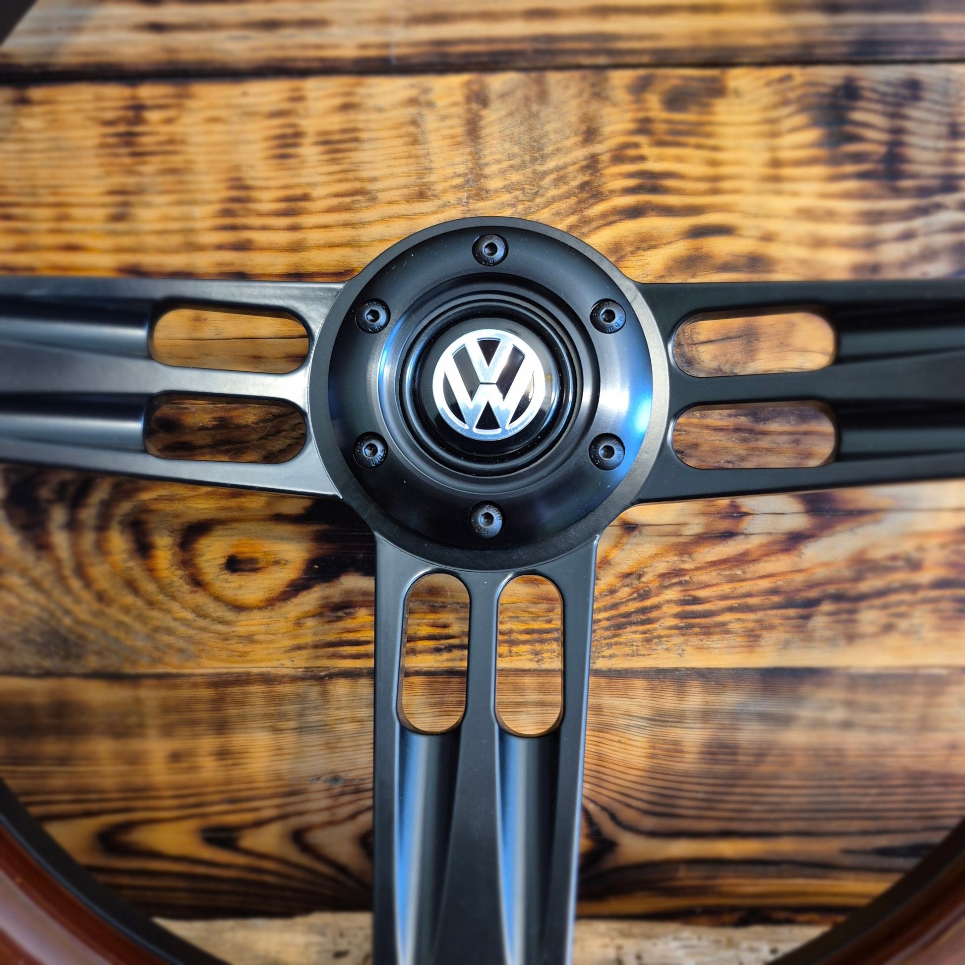 14" Wooden Steering Wheel for VW Classic - Punk Wheels