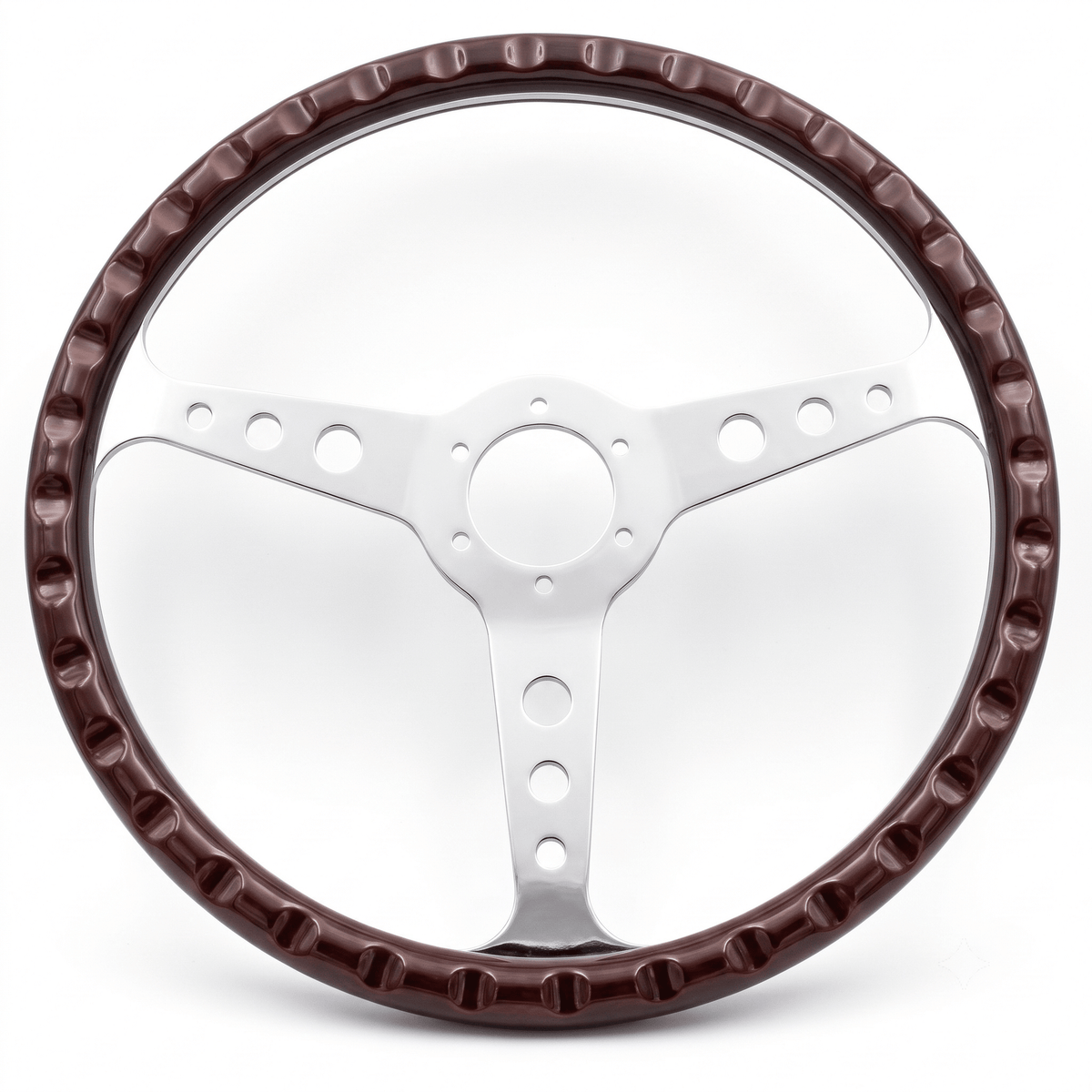 15" Real Wood Steering Wheel For Mercedes-Benz - Punk Wheels
