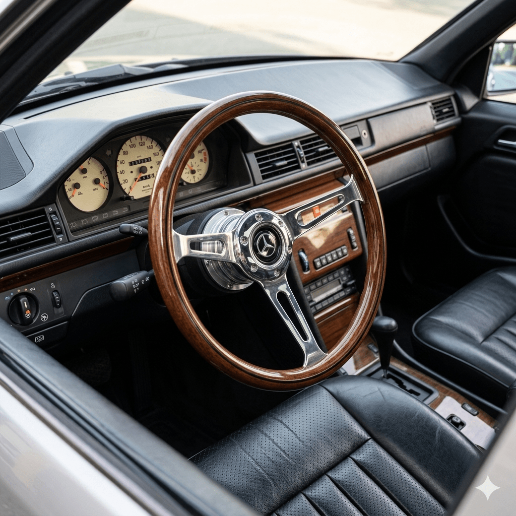 15" Wood Steering Wheel For Mercedes - Benz - Punk Wheels