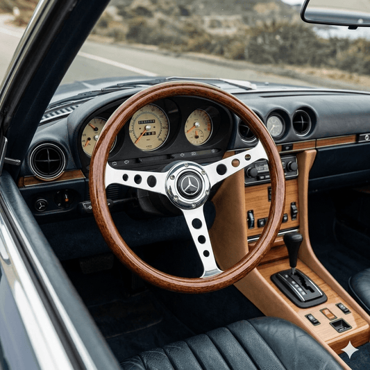 15" Wood Steering Wheel For Mercedes - Benz - Punk Wheels