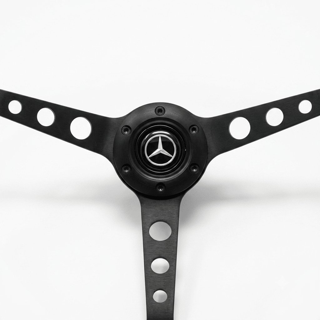 15" Wood Steering Wheel For Mercedes-Benz - Punk Wheels