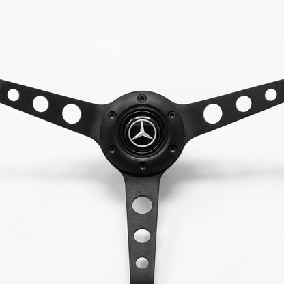 15" Wood Steering Wheel For Mercedes-Benz - Punk Wheels