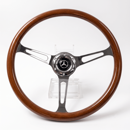 15" Wood Steering Wheel For Mercedes-Benz - Punk Wheels