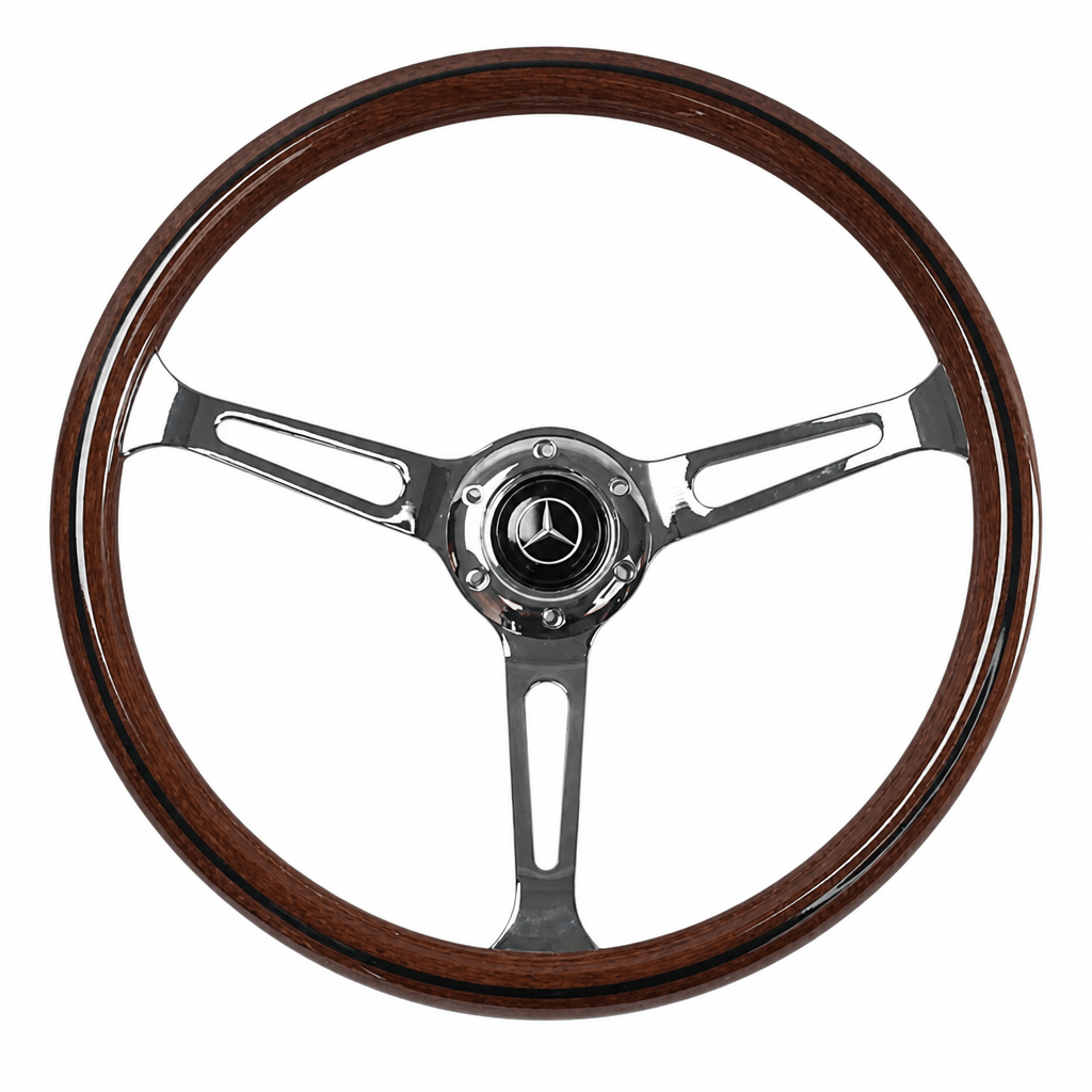15" Wood Steering Wheel For Mercedes - Benz - Punk Wheels
