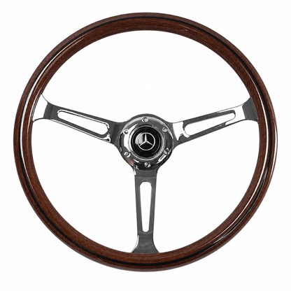15" Wood Steering Wheel For Mercedes - Benz - Punk Wheels