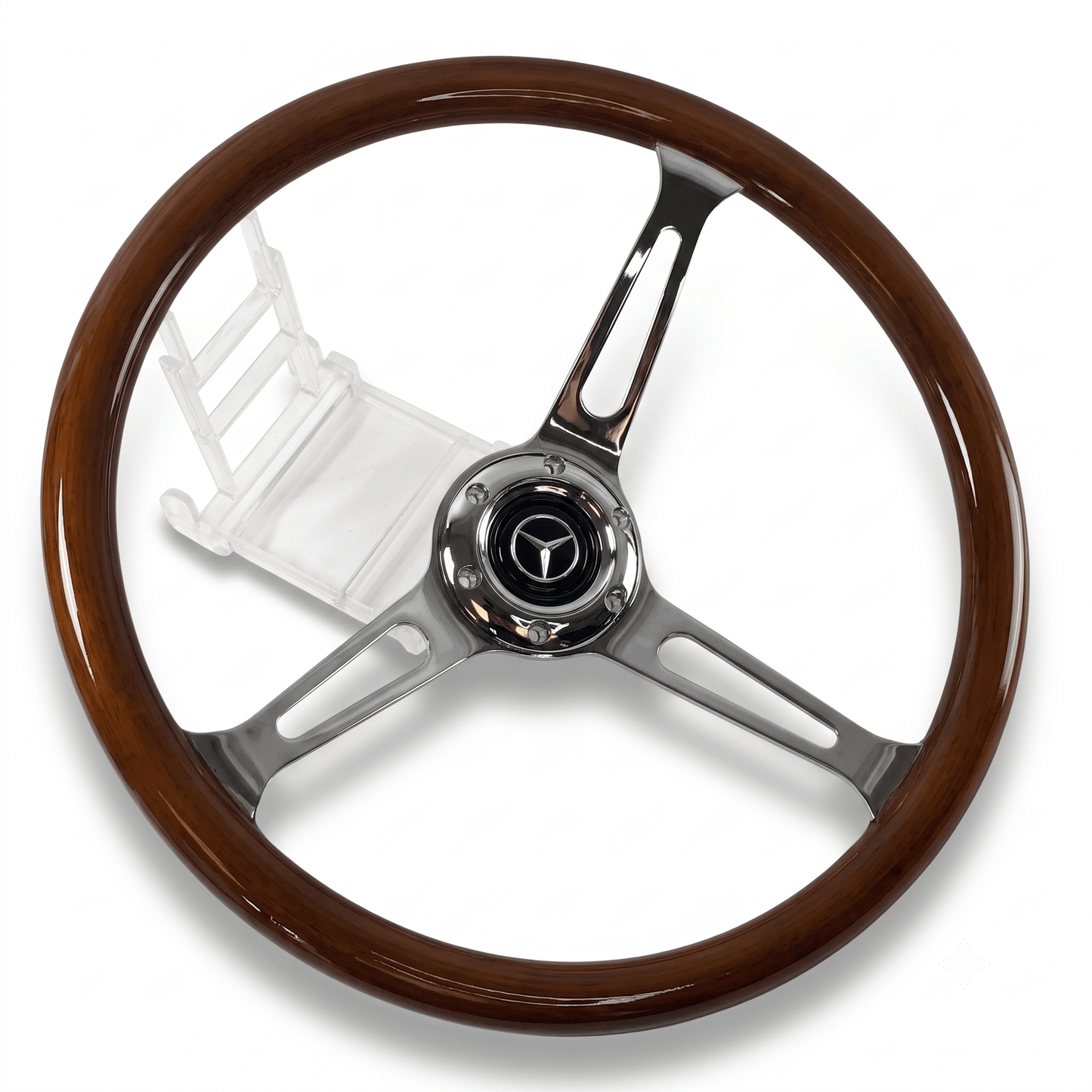 15" Wood Steering Wheel For Mercedes-Benz - Punk Wheels
