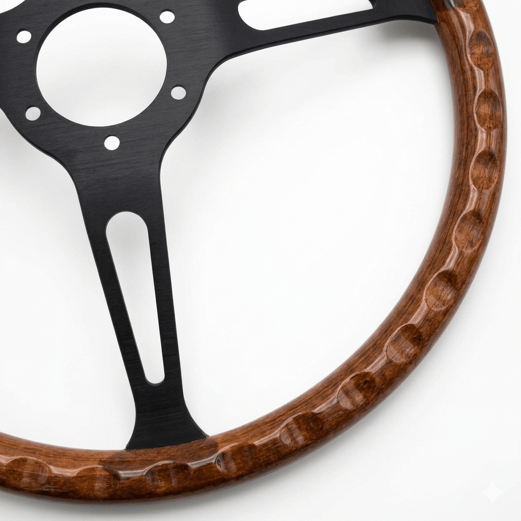 15" Wood Steering Wheel For Mercedes - Benz - Punk Wheels