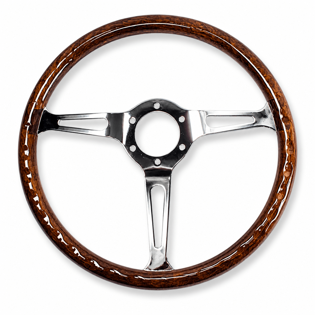 15" Wood Steering Wheel For Mercedes-Benz - Punk Wheels
