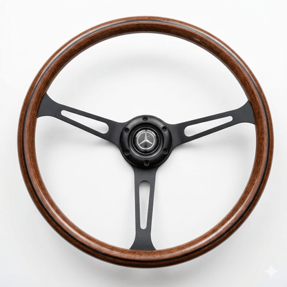 15" Wood Steering Wheel For Mercedes - Benz - Punk Wheels