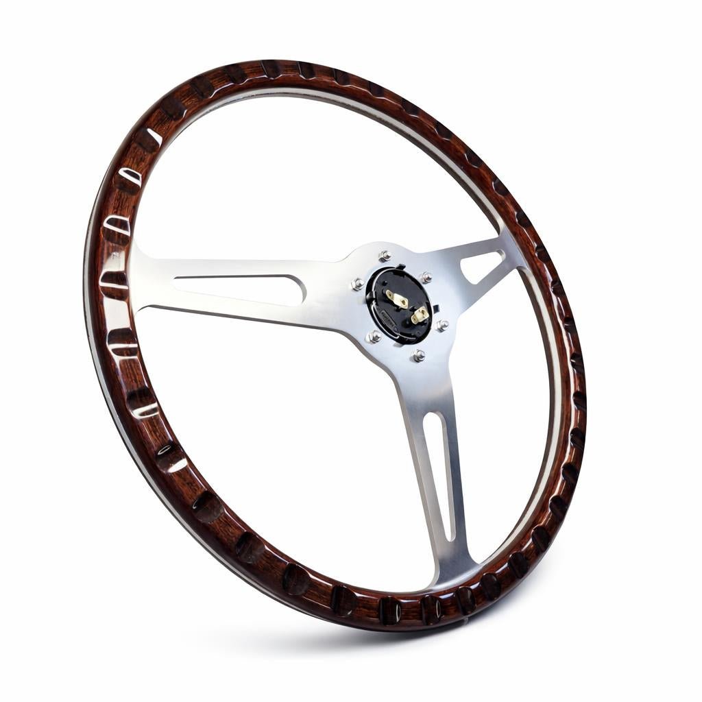 15" Wood Steering Wheel For Mercedes-Benz - Punk Wheels