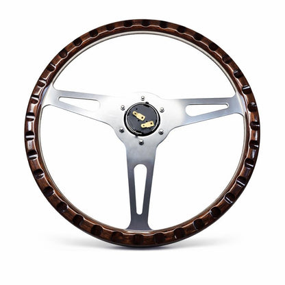 15" Wood Steering Wheel For Mercedes-Benz - Punk Wheels