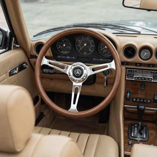 15" Wood Steering Wheel For Mercedes-Benz - Punk Wheels