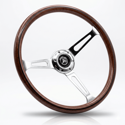 15" Wood Steering Wheel For Mercedes - Benz - Punk Wheels