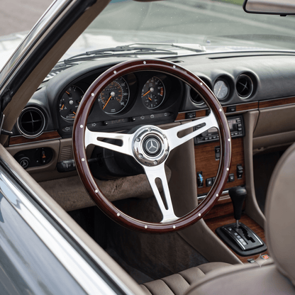 15" Wood Steering Wheel For Mercedes-Benz - Punk Wheels