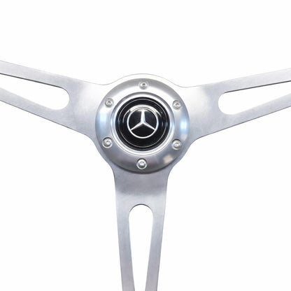 15" Wood Steering Wheel For Mercedes-Benz - Punk Wheels