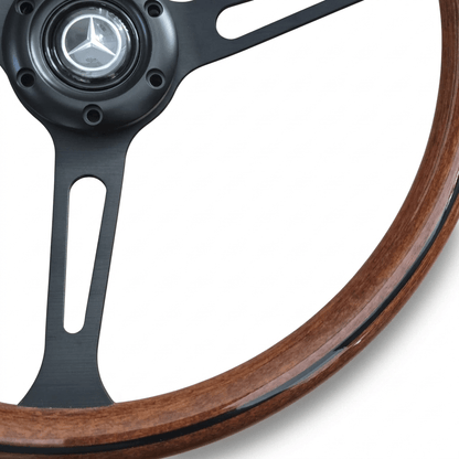 15" Wood Steering Wheel For Mercedes - Benz - Punk Wheels