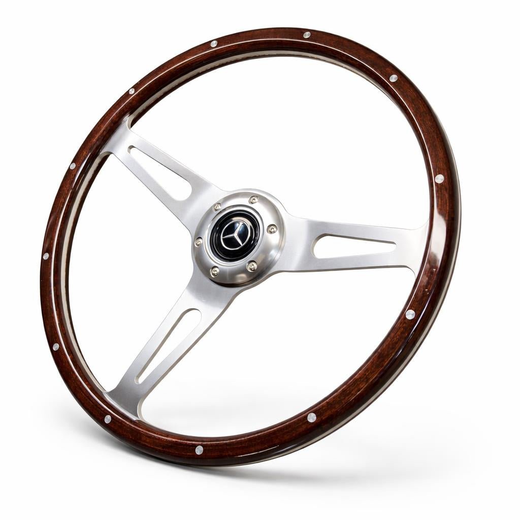 15" Wood Steering Wheel For Mercedes-Benz - Punk Wheels
