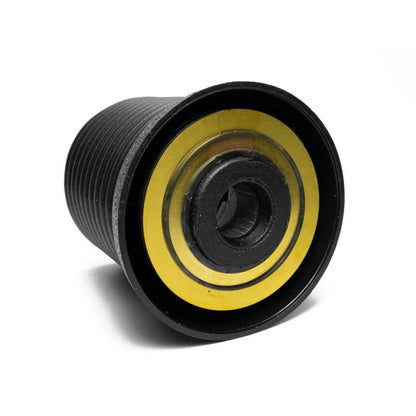 Punk Wheels black metal MERCEDES-BENZ R107 Hub Adapter steering wheel hub front view