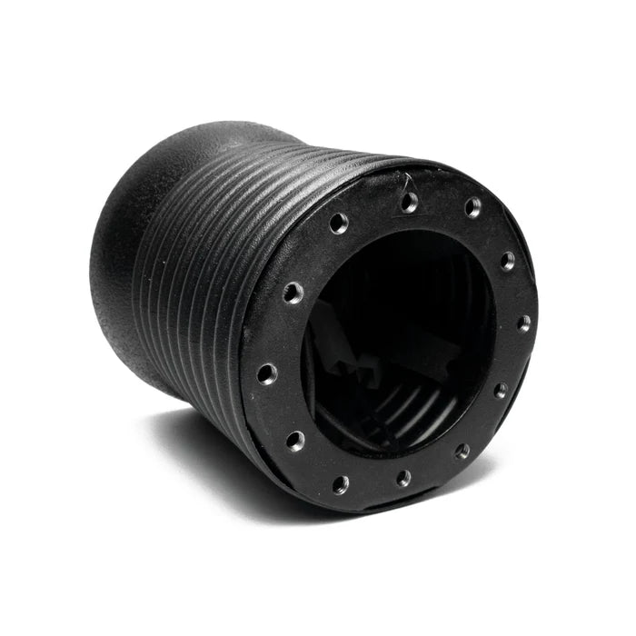 Punk Wheels black metal MERCEDES-BENZ R107 Hub Adapter steering wheel hub adapter side view